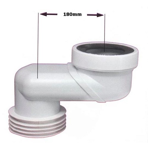 Versprungbogen dn110 weiss - dn110,