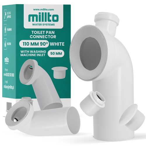 Millto anschlussbogen - millto™, wc-anschlussbogen